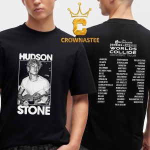 Hudson Stone Disney Worlds Collide Concert Tour Dates 2026 Two Sided T-Shirt
