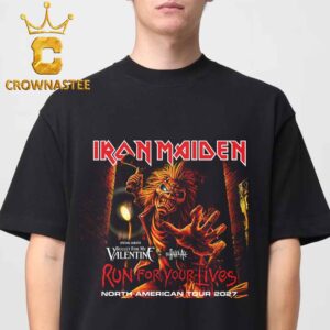 Iron Maiden 2027 North American Tour Run For Your Life Unisex T-Shirt
