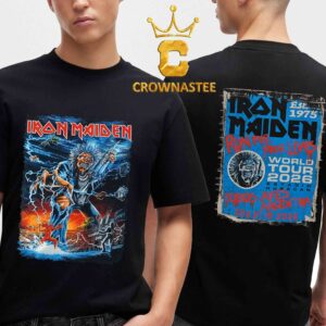 Iron Maiden Argentina 2026 Tour Buenos Aires October 20th 21st Two Sided T-Shirt