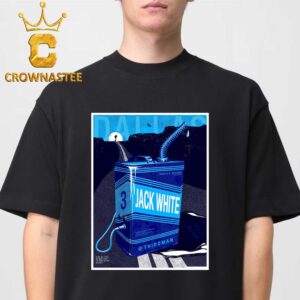 Jack White Third Man In Dallas Texas Oct 7th 2026 Unisex T-Shirt