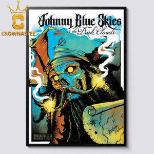 Johnny Blue Skies & The Dark Clouds Indinapolis Oct 3 2026 Home Decor Poster Canvas
