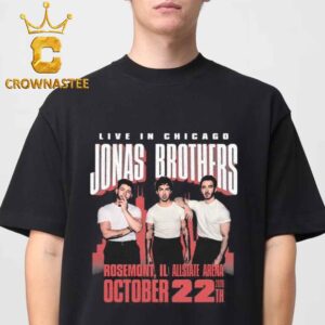 Jonas Brothers Allstate Arena 2026 Tour Rosemont IL October 22th Unisex T-Shirt