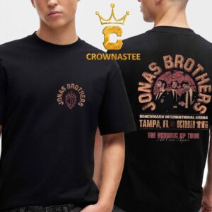 Jonas Brothers Benchmark International Arena 2026 Tour Tampa FL October 11th Two Sided T-Shirt