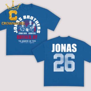 Jonas Brothers Buffalo NY 2026 KeyBank Center October 20th Two Sided T-Shirt