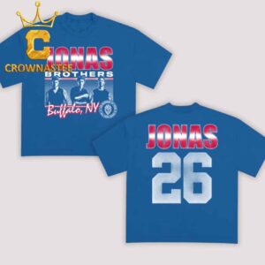 Jonas Brothers Buffalo NY 2026 Tour KeyBank Center October 20th Two Sided T-Shirt