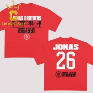 Jonas Brothers Rosemont IL 2026 Allstate Arena October 22nd Two Sided T-Shirt