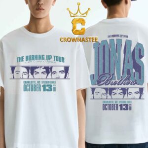 Jonas Brothers Spectrom Center 2026 Tour Charlottte NC October 13th Two Sided T-Shirt