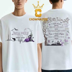 Julia Wolf Deep End Tour Dates 2026 Two Sided T-Shirt Hoodie