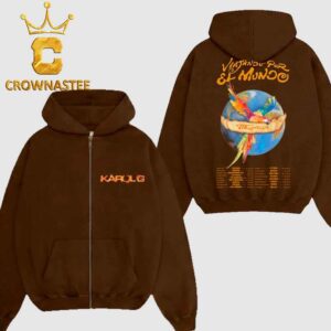Karol G 2026 Tour Dates Viajando Por El Mundo Admat Zip Hoodie