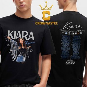 Kiara Romero Disney Worlds Collide Concert Tour Dates 2026 Two Sided T-Shirt