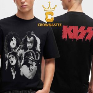 Kiss Halloween 2026 Bloody Logo Two Sided T-Shirt