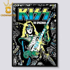 Kiss Halloween 2026 The Spaceman 70s Litho Home Decor Poster Canvas