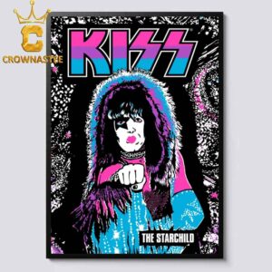 Kiss Halloween 2026 The Starchild 70s Litho Home Decor Poster Canvas