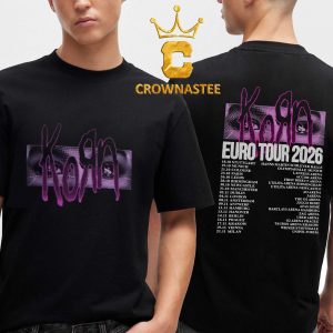 Korn Dates Europe Tour Dates Two Sided T-Shirt