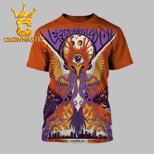 Leftover Salmon Never More Hall Oct 30th – 31st 2026 Baltimore MD All Over Print T-Shirt