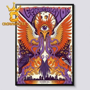 Leftover Salmon Never More Hall Oct 30th – 31st 2026 Baltimore MD Home Decor Poster Canvas