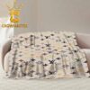 Louis Vuitton Monogram Luxury Black White Pattern Hooded Fleece Woven Blanket Tapestry Louis Vuitton Monogram Luxury Black White Pattern Hooded Fleece Woven Blanket Tapestry