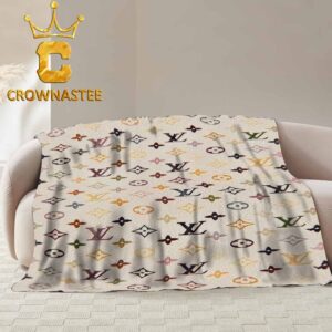 Louis Vuitton Monogram Fleece Woven Blanket Tapestry