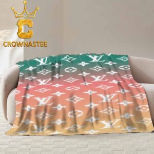 Louis Vuitton Monogram Luxury Fleece Woven Blanket Tapestry