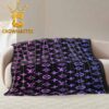 Louis Vuitton Monogram Luxury Pattern Red Hooded Fleece Woven Blanket Tapestry