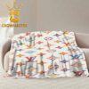 Louis Vuitton Monogram Pattern Fleece Luxury Woven Blanket
