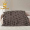Louis Vuitton Monogram Pattern Luxury Fleece Woven Blanket