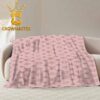 Louis Vuitton Pink Monogram Luxury Pattern Fleece Woven Blanket Tapestry