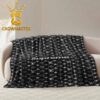 Louis Vuitton Signature Monogram Luxury Pattern Fleece Woven Blanket