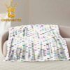 Louis Vuitton Monogram Luxury Blue Navy Pattern Fleece Woven Blanket Tapestry