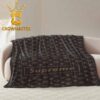 Louis Vuitton Supreme Monogram Luxury Pattern Fleece Woven Blanket Tapestry