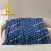 Louis Vuitton Supreme Monogram Red White Pattern Fleece Woven Blanket Tapestry