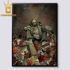MF DOOM x Sanford Greene 2026 Silver Home Decor Poster Canvas