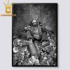 MF DOOM x Sanford Greene 2026 Silver Home Decor Poster Canvas