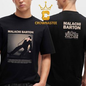 Malachi Barton Cast Disney Worlds Collide Concert Tour Dates 2026 Two Sided T-Shirt