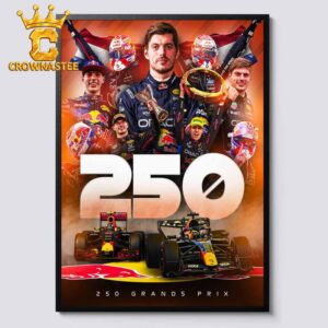 Max Verstappen 250 Grands Prix Singapore GP Formula1 2026 Home Decor Poster Canvas