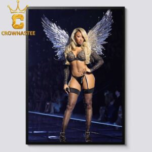 Megan Thee Stallion Victoria Secret 2026 Wings Home Decor Poster Canvas