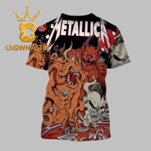 Metallica Sphere Las Vegas 2026 Tour October 8th Life Burns Faster All Over Print T-Shirt