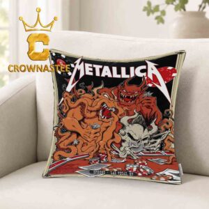 Metallica Sphere Las Vegas 2026 Tour October 8th Life Burns Faster Pillow