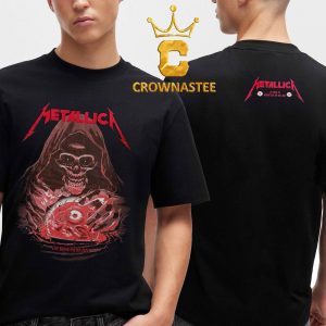 Metallica 2026 Sphere Las Vegas October 29th 31st Life Burns Faster Two Sided T-Shirt