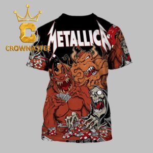 Metallica Life Burns Faster Sphere Las Vegas NV October 10th 2026 All Over Print T-Shirt