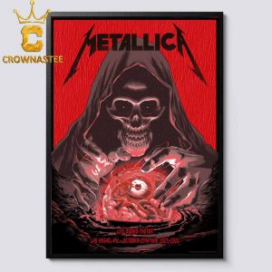 Metallica Sphere 2026 Las Vegas NV October 29th 31st Home Decor Poster Canvas