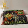 Metallica Sphere 2026 Las Vegas NV October 29th 31st Fleece Woven Blanket Tapestry Metallica Sphere 2026 Las Vegas NV October 29th 31st Fleece Woven Blanket Tapestry
