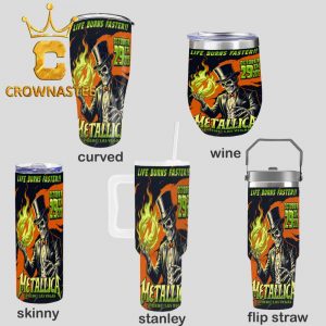 Metallica Sphere 2026 Las Vegas NV October 29th Wine Stanley Flip Straw Cup Tumbler