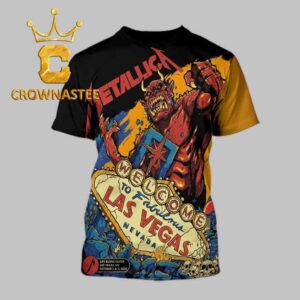 Metallica Sphere Las Vegas 2026 October 1st 3rd Nevada All Over Print T-Shirt
