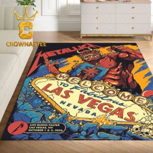 Metallica Sphere Las Vegas 2026 October 1st 3rd Nevada Home Decor Rug Carpet
