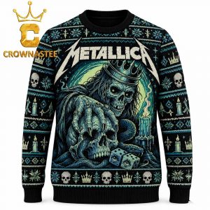 Metallica Sphere Las Vegas 2026 Tour Life Burns Faster October 17th Christmas Ugly Sweater
