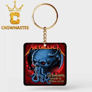 Metallica Sphere Las Vegas 2026 Tour Life Burns Faster October 22nd 24th Acrylic Wood Keychain