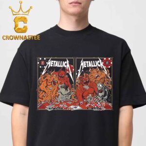 Metallica Sphere Las Vegas 2026 Tour October 8th 10th Matchup Unisex T-Shirt