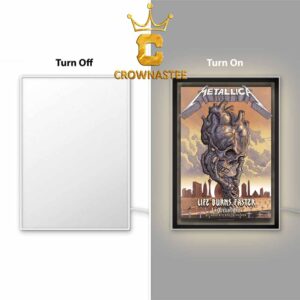 Metallica Sphere Las Vegas NV 2026 2027 Tour Otober 7th 8th Poster Mirror Night Light