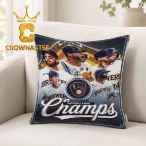 Milwaukee Brewers 2026 MLB National League Champions Pillow